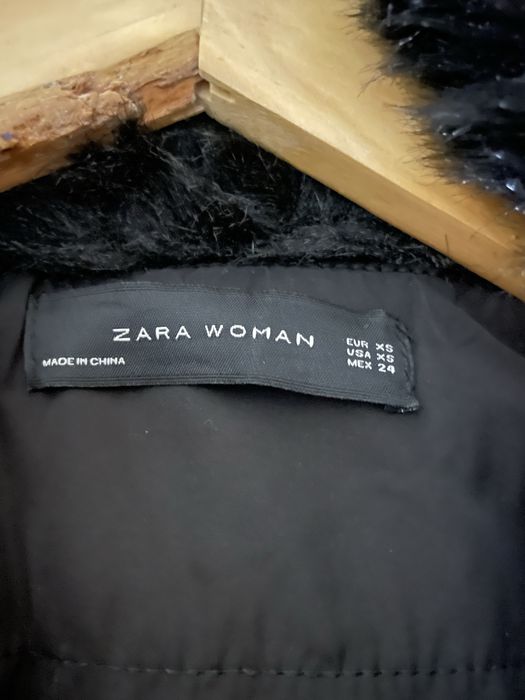 Страхотна черна зимна парка Zara