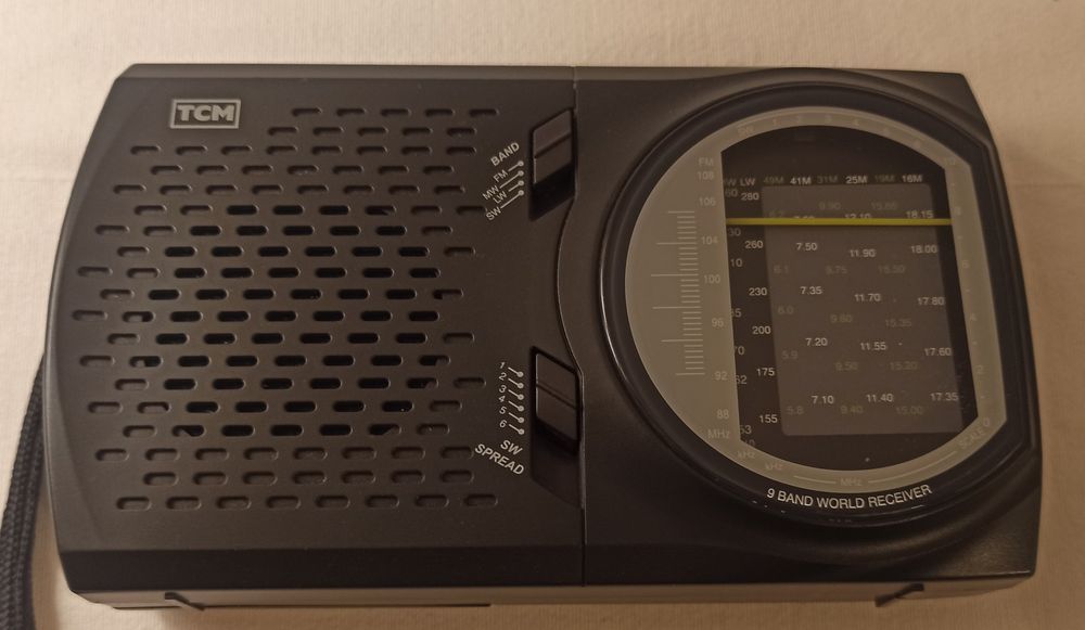 RADIO portabil TCM - 9 Band World Receiver FM, MW, LW, SW