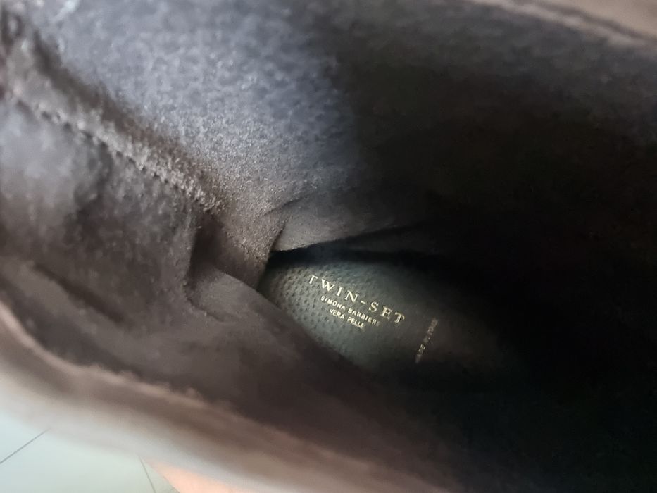 Twinset *Simona Barbieri естествена кожа боти  36 и 38 номер