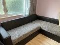 Разтегателен ъглов диван(десен) от естествена кожа с функция ракла