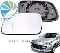 Стъкло огледало Peugeot 407 тонирано асферично фар стоп капак