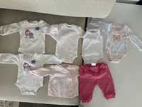 Vand lot haine bebe 13buc bady pantalon maieu bluze Prenatal 1-3luni