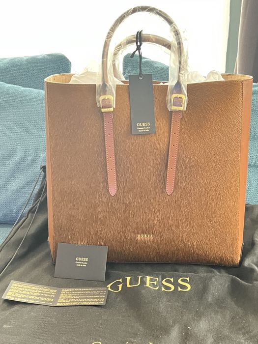 Чанта Guess Lady Lux real brown.100% оригинал.Нова с всички етикети.