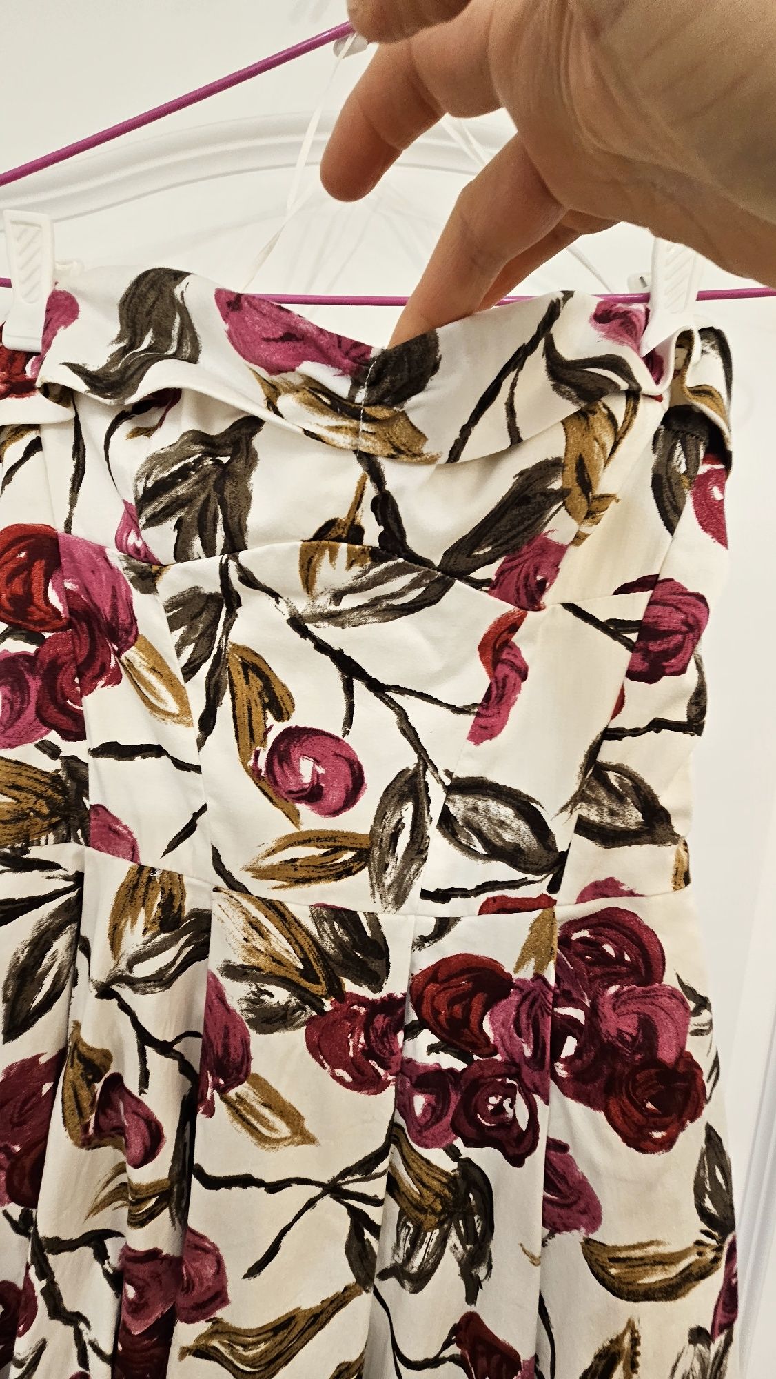 Rochie midi florala
