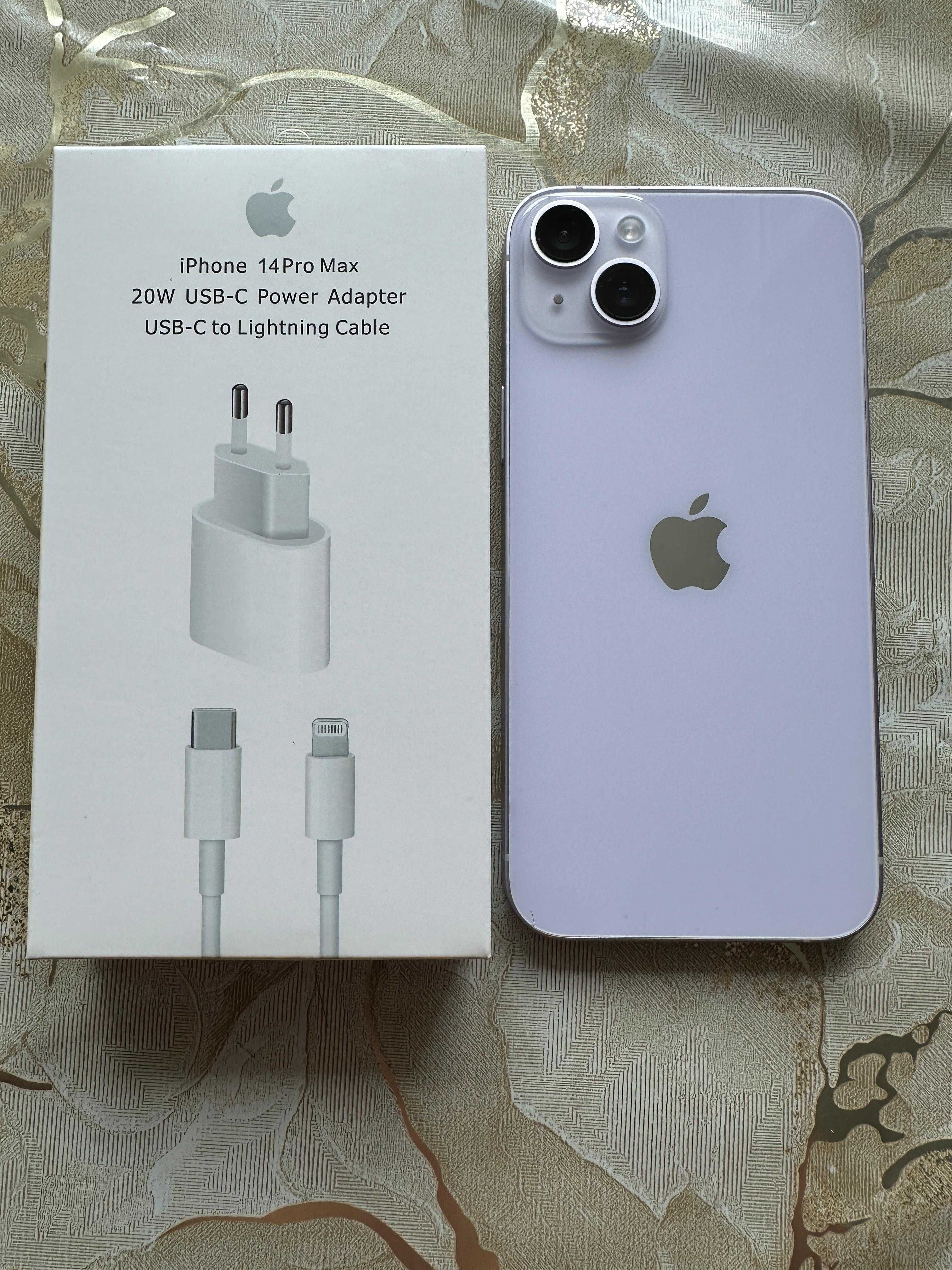 iPhone 14 Plus Purple, 128Gb, impecabil