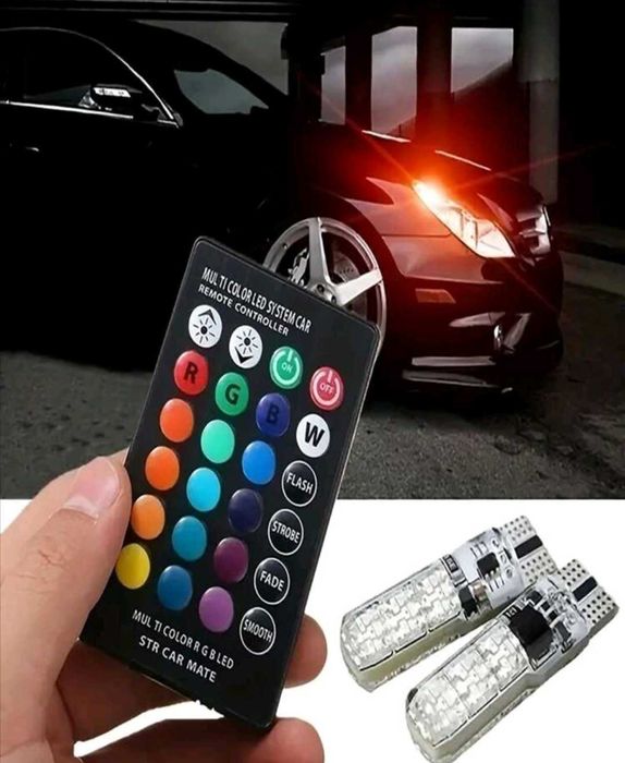 ЛЕД диодни крушки за габарити с дистанционно управление