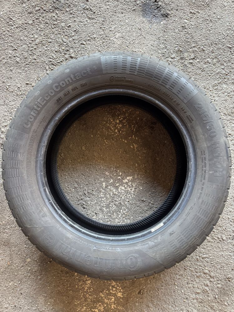 2x 215/60/17 CONTINENTAL , stare impecabila