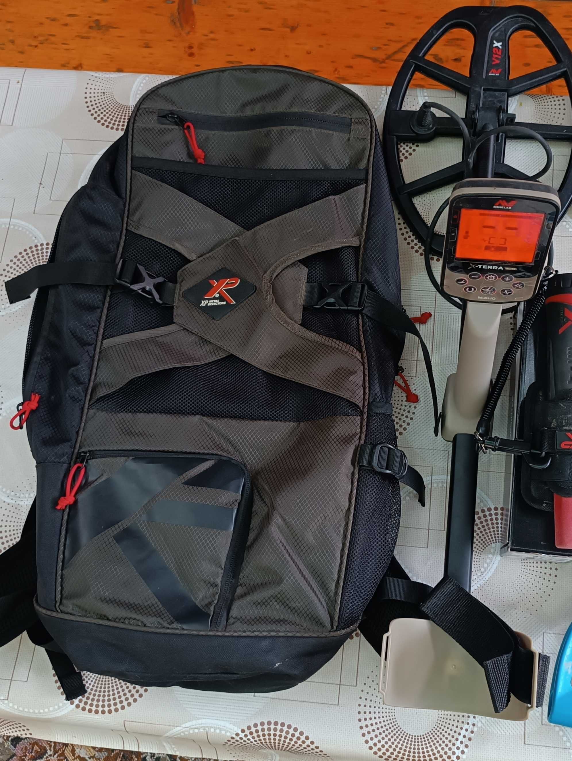Металотърсач Minelab Elite и раница