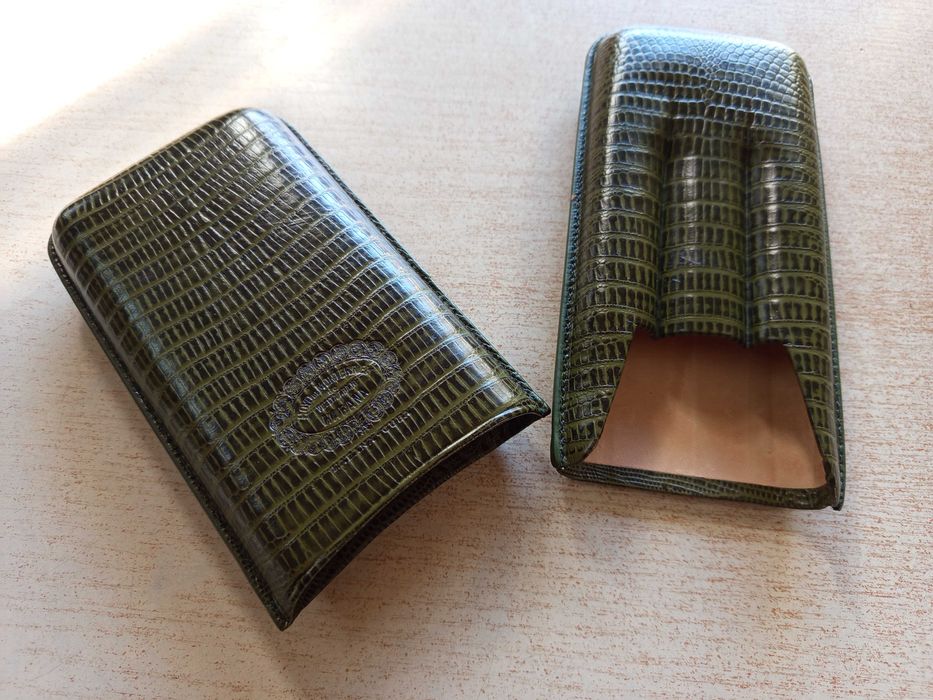 Калъф за пури естествена кожа