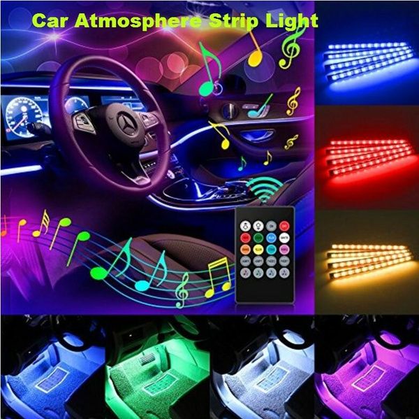 Lumini decorative auto interior SMD 5050 ! Functie iluminare ritmica