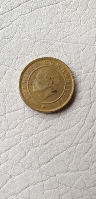Монета 5 Турски Куруша 2013г.
