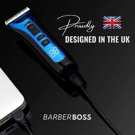 Mașină de tuns BarberBoss Profesionala rezistentă la apă, Sigilat !
