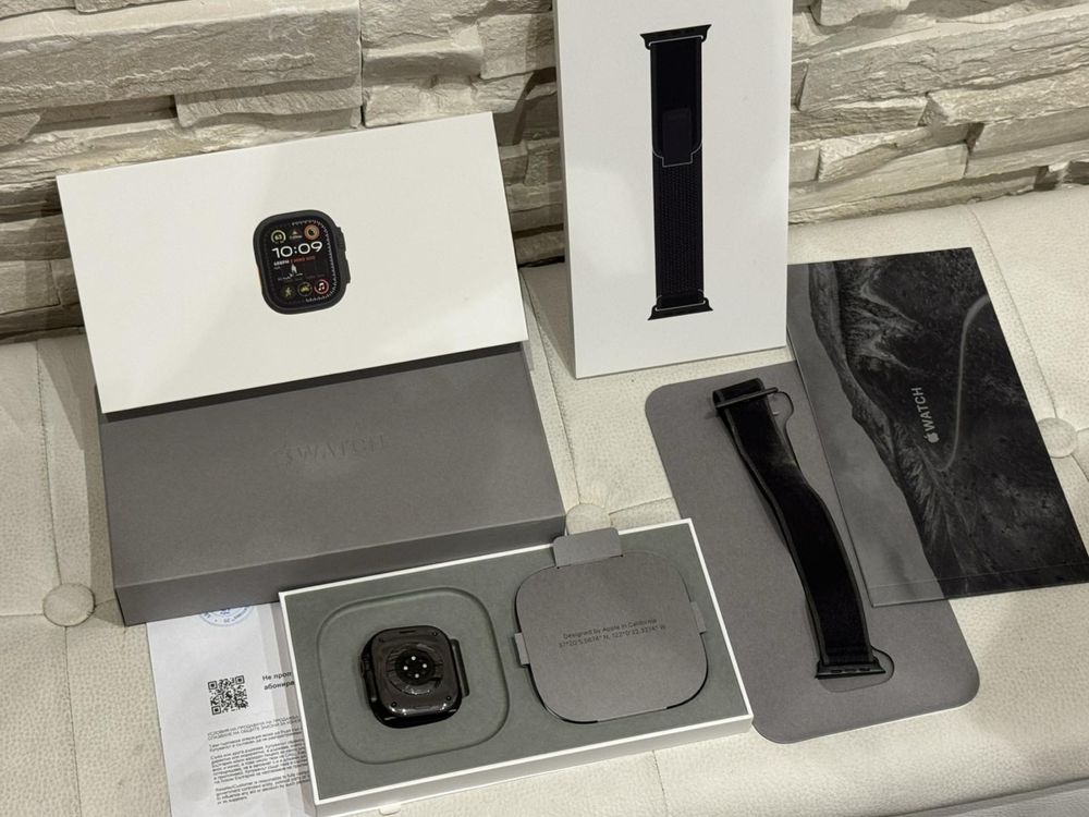КАТО НОВ Apple Watch Ultra 2 BLACK 49мм. LTE 24м. ТЕХНОПОЛИС