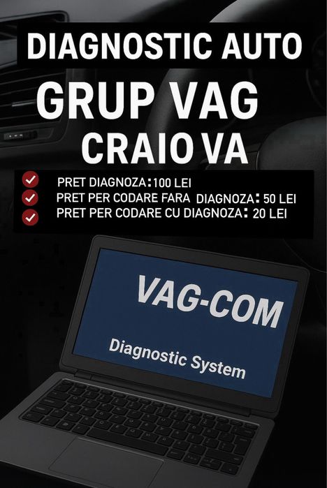 Diagnostic Auto Grup VAG ( Vw, Audi, Skoda, Seat ) Craiova