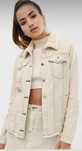 Jacheta missguided crem, m