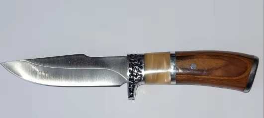 Cutit Sârbesc, cu garda prindere, Oțel inoxidabil, teaca piele