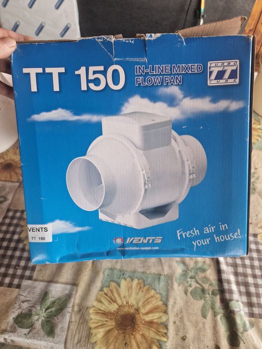 Vand ventilator nou vents tt 150