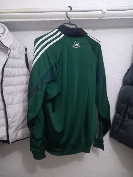 Jachetă de trening Adidas ATP VTG anii '90-'80, verde, neagră  L