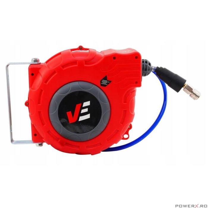 Furtun aer cu tambur automat, lungime 15 m, presiune 17 bari, Verke