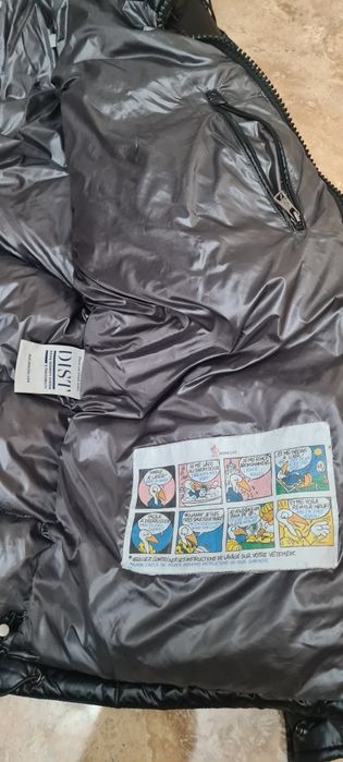 Geaca moncler maya neagra lucioasa originala