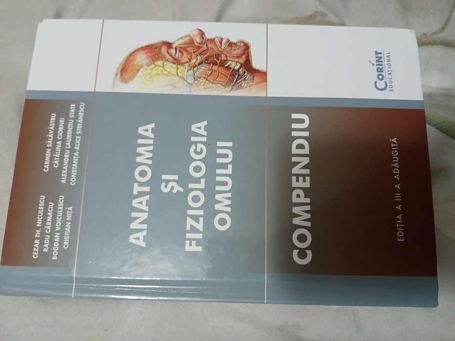Vand compendiu Anatomia si fiziologia omului, pret 40 lei