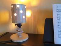 Lampa  Veioza din lemn vintage handmade