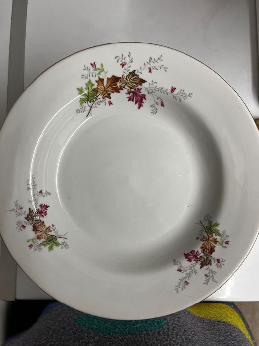 Порцелан чинии “Дъбов лист”