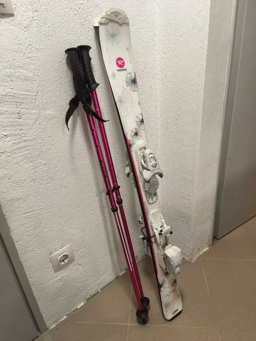 Детски ски с автомати Rossignol и щеки