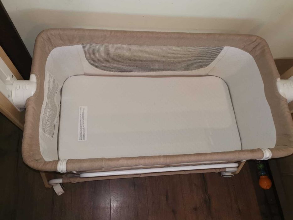 Бебешка кошара с падаща страна Chipolino Пясък - Heart 2 Heart