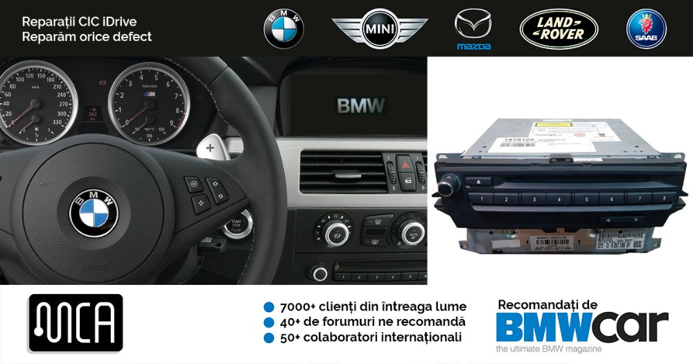 Reparatie navigatie BMW iDrive CIC | 1 an garantie | Diagnoza gratuita