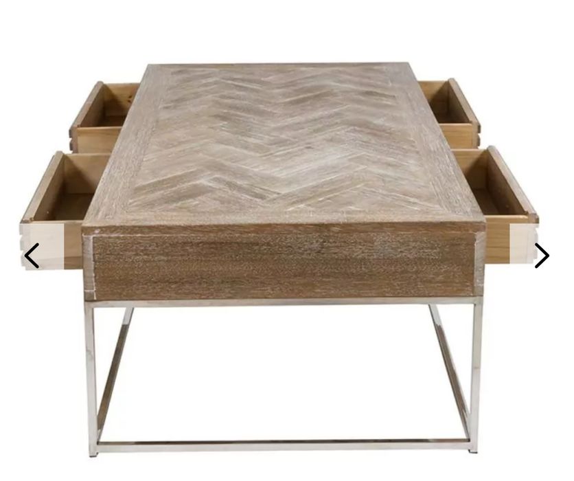 Холна маса от тик “Inspiration Luxe Editions” – 130×70 cm