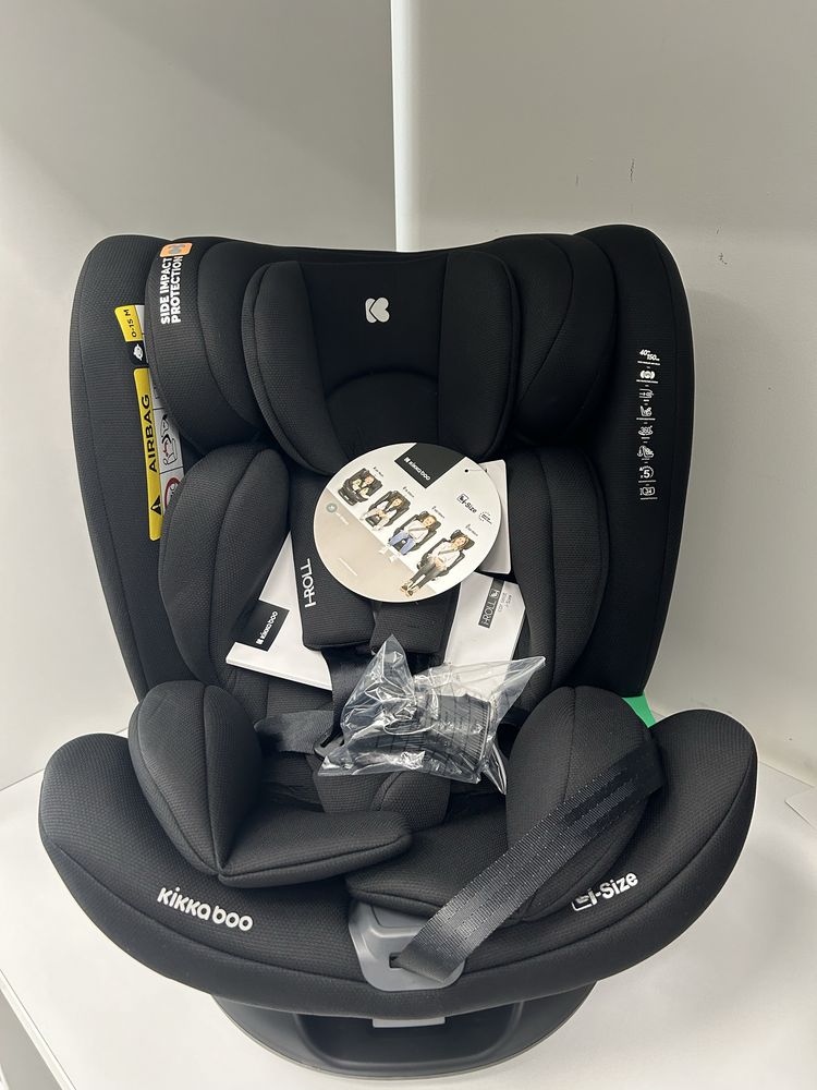 НОВ МОДЕЛ! Столчета за кола i-Roll i-size isofix 360 въртене КРАШ ТЕСТ