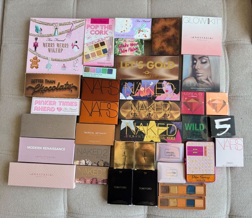 НОВО Оригинални палитри Anastasia Beverly Hills, Too Faced, Huda, MAC