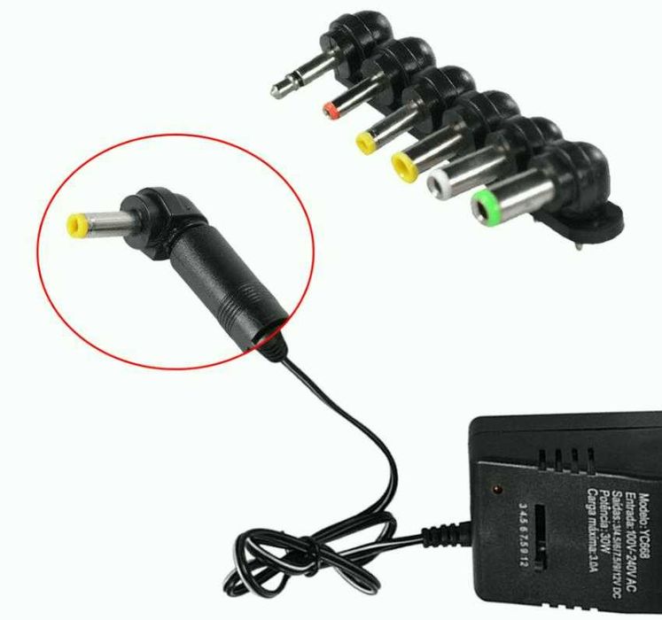 3V~24V Регулируемо Зарядно Универсално Захранващ Адаптер Потенциометър
