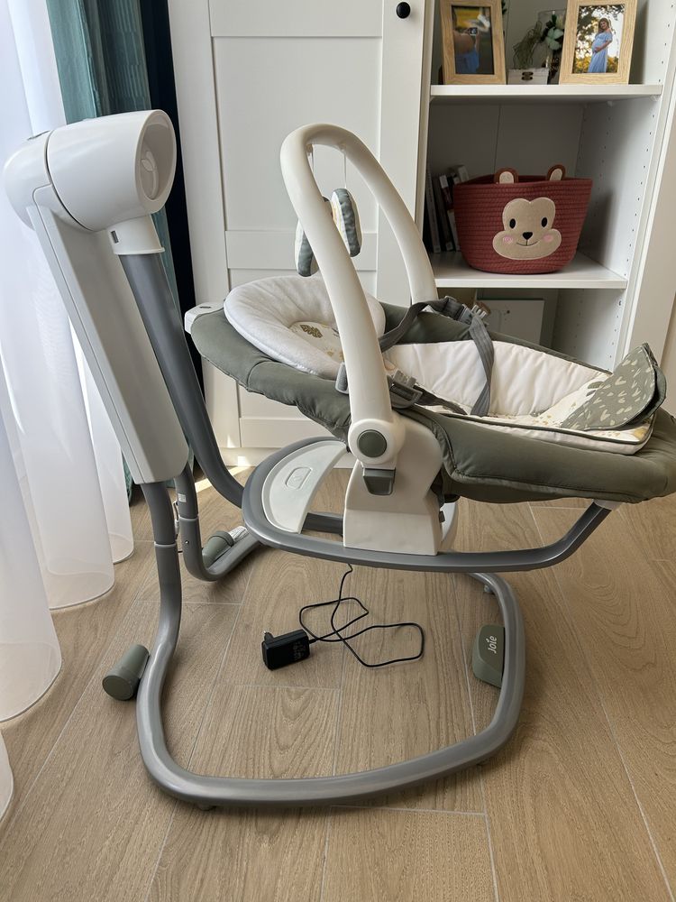Leagan si balansoar rotativ pentru copii JOIE Serina 2 in 1