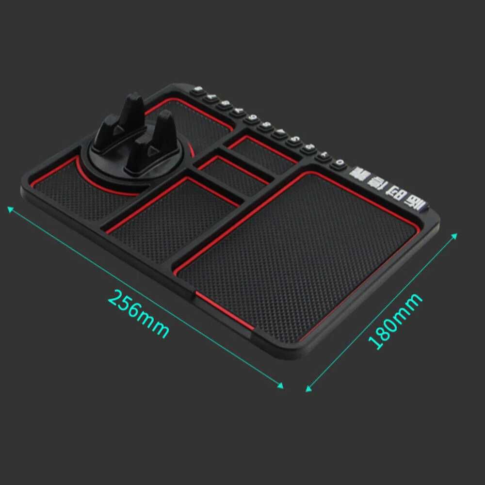 Suport auto cu odorizant pentru telefon sau accesorii, antiderapant