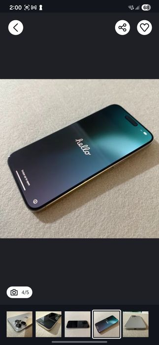 IPHONE 15pro max 256 gb Natural