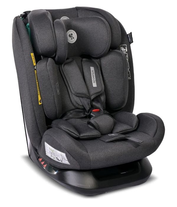 Столче за кола Lorelli - Scorpius, i-Size, 40-150 cm, Black Jasper