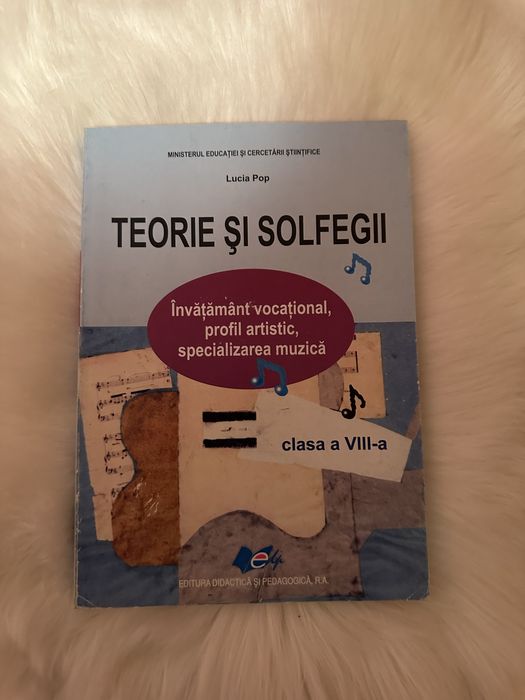 Teorie și Solfegii clasa a VIII-a