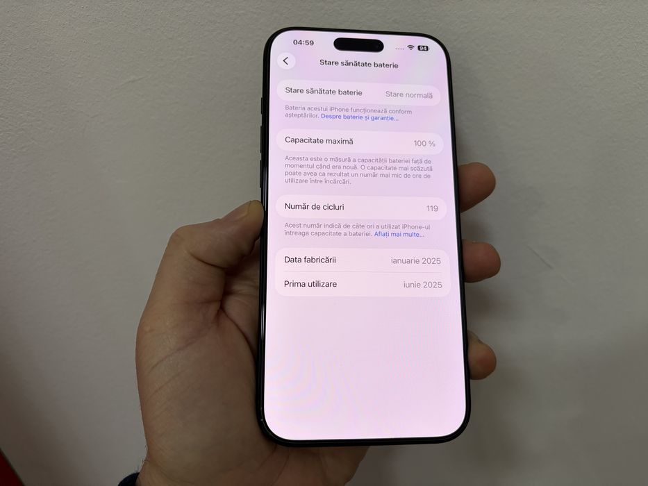 Iphone 16 Pro Max, 256 gb, Black Titanium