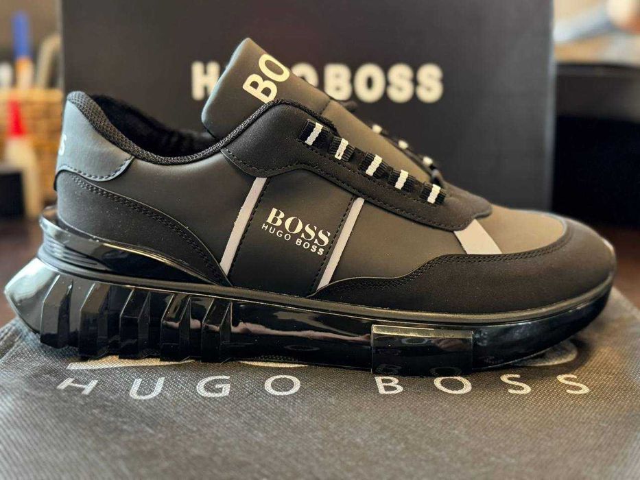Маратонки светлоотразителни обувки Hugo Boss