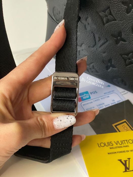 Ghiozdan Louis Vuitton Christopher Piele Naturala