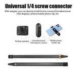 Селфи Стик GARV Panoramic Invisivble CX3.0 - Карбон - 300см
