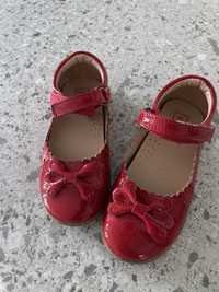 Pantofi balerini fetite Friboo de lac, rosii