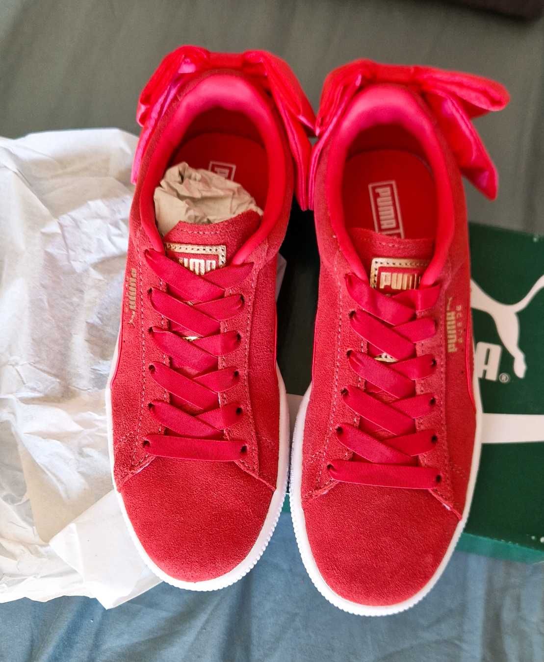 Adidasi PUMA Suede Bow Jr Paradise Pink NOI 35 1/2