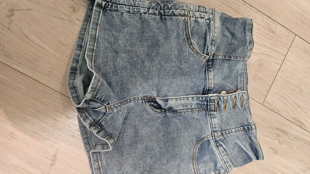 Къси дънки висока талия