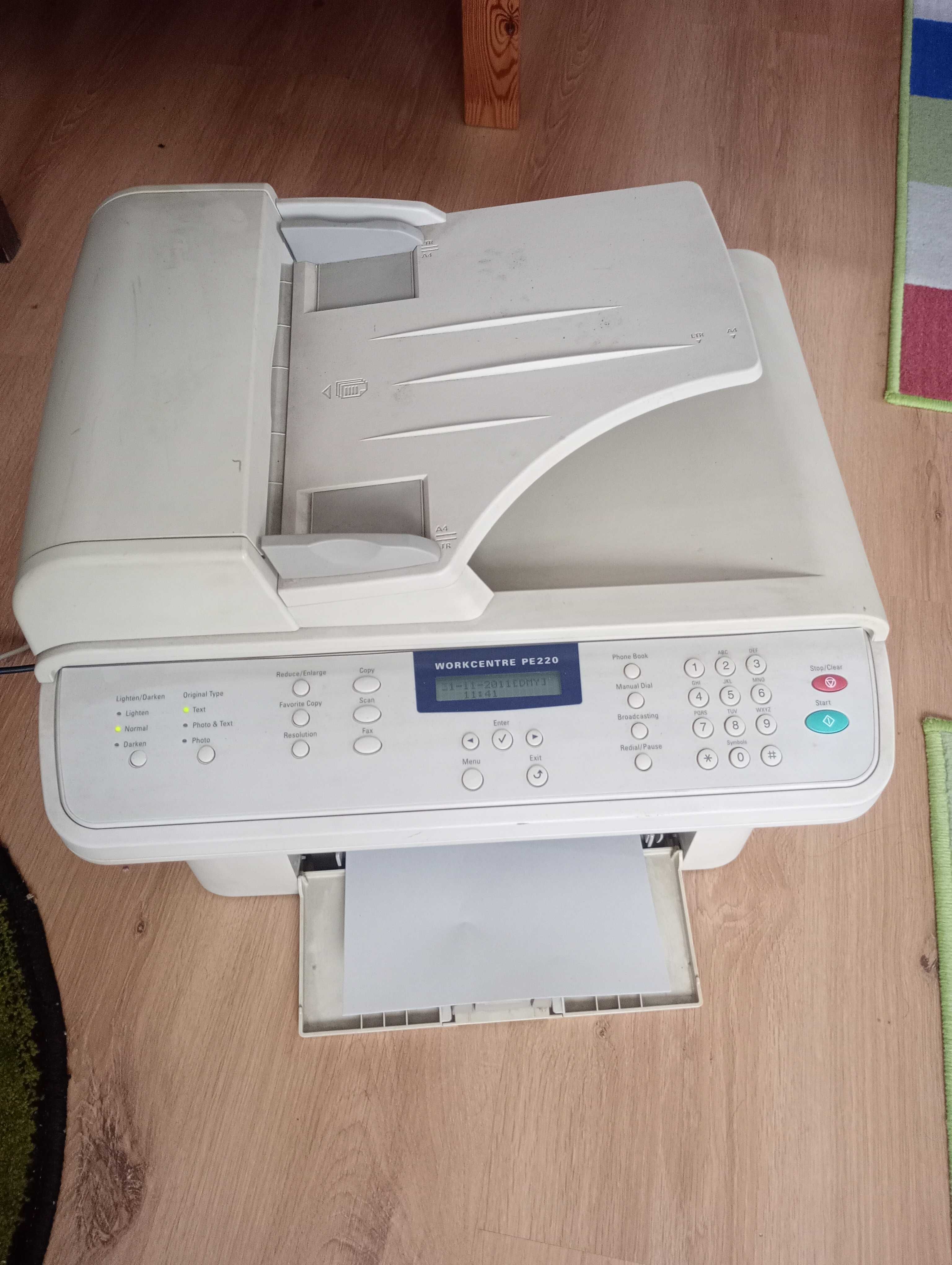 DEFECTA - imprimanta multifunctionala Xerox Workcentre PE220 scanner