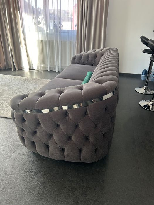 Canapea chesterfield , 3  locuri