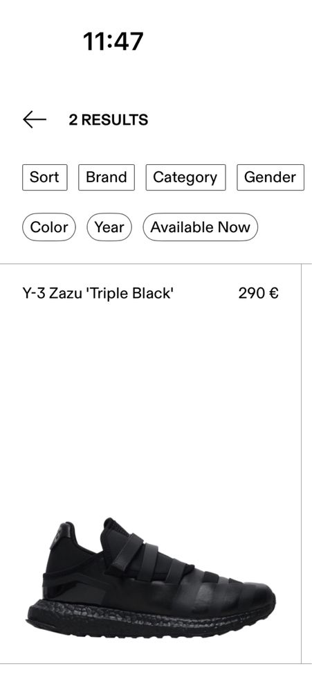 Adidas Y-3 Zazu Boost. Marime 40 2/3