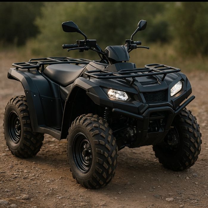 Atv negru's 4x4.